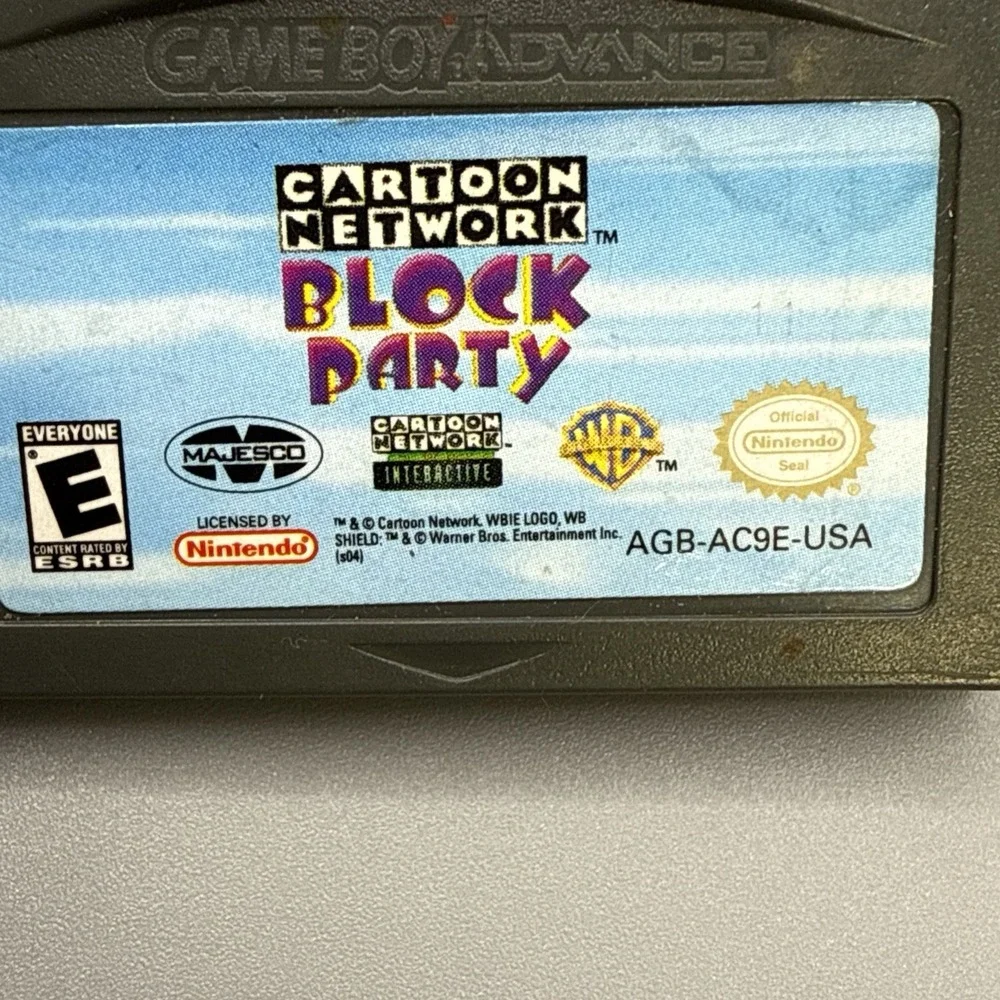 Cartoon Network Block Party (Nintendo Game Boy Advance, 2004) Very Nice Tested